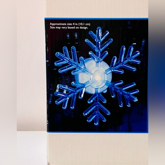 RARE Phillips LED SNOWFLAKE Cordless Window Lights - Picture 4 of 6